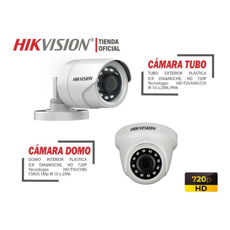 Kit-3-Camaras-Seguridad-Hikvision-Hd-720P---Disco-500Gb-Completo-P2P