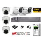 Kit-5-Camaras-Seguridad-Hikvision-Full-Hd-1080P---Disco-1Tb-Oferta-P2P
