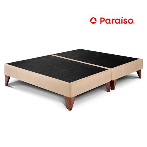 Cama Box Tarima PARAISO Euro Queen Champagne