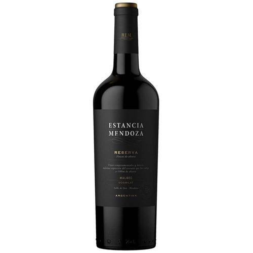 Vino Tinto ESTANCIA MENDOZA Reserva Malbec Botella 750ml