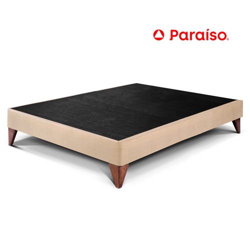 Cama Box Tarima PARAISO Euro 2 Plazas Champagne