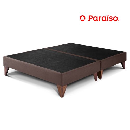 Cama Box Tarima PARAISO Euro Queen Chocolate