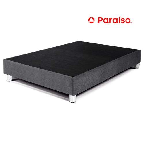 Cama Box Tarima PARAISO Premium 1.5 Plazas Acero