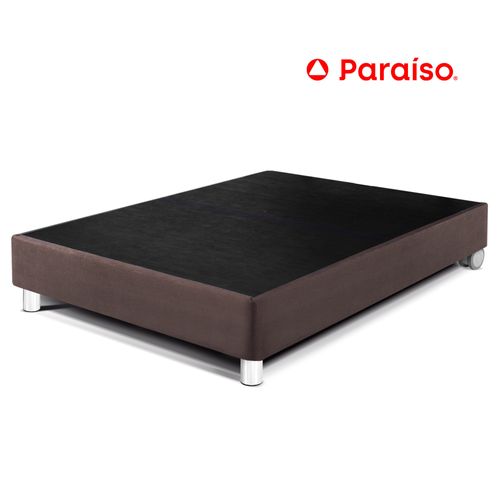 Cama Box Tarima PARAISO Premium 1.5 Plazas Chocolate