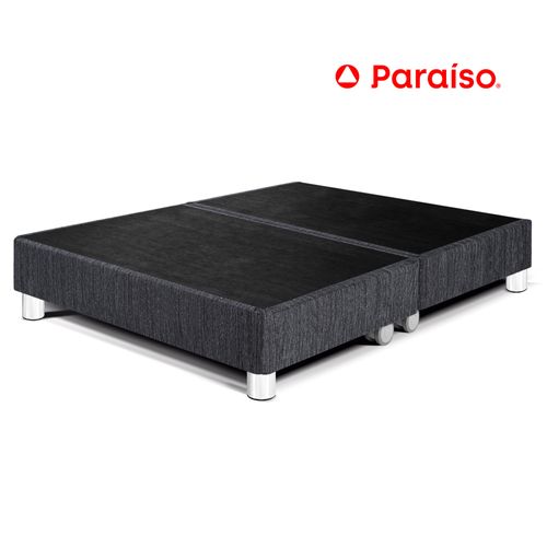Cama Box Tarima PARAISO Premium Queen Charcoal
