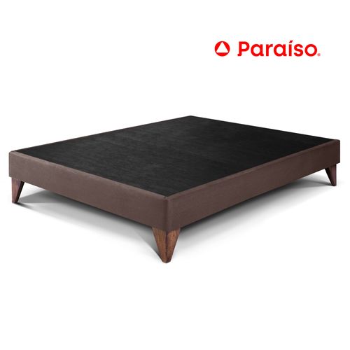 Cama Box Tarima PARAISO Euro 1.5 Plazas Chocolate