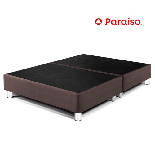 Cama Box Tarima PARAISO Premium Queen Chocolate