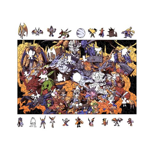 Rompecabezas Digimon COD:33.6 Person. -Puzzles Peru