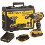 Atornillador de impacto inal. Brushless 20v SBI20S2K BR Shopstar
