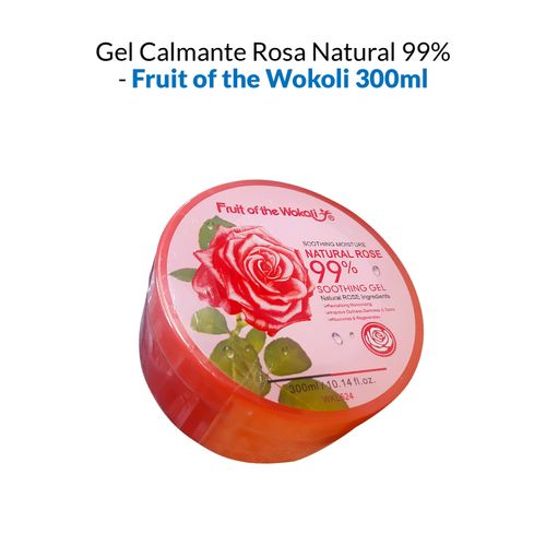 Gel Calmante Rosa Natural 99% - Fruit of the Wokoli 300ml