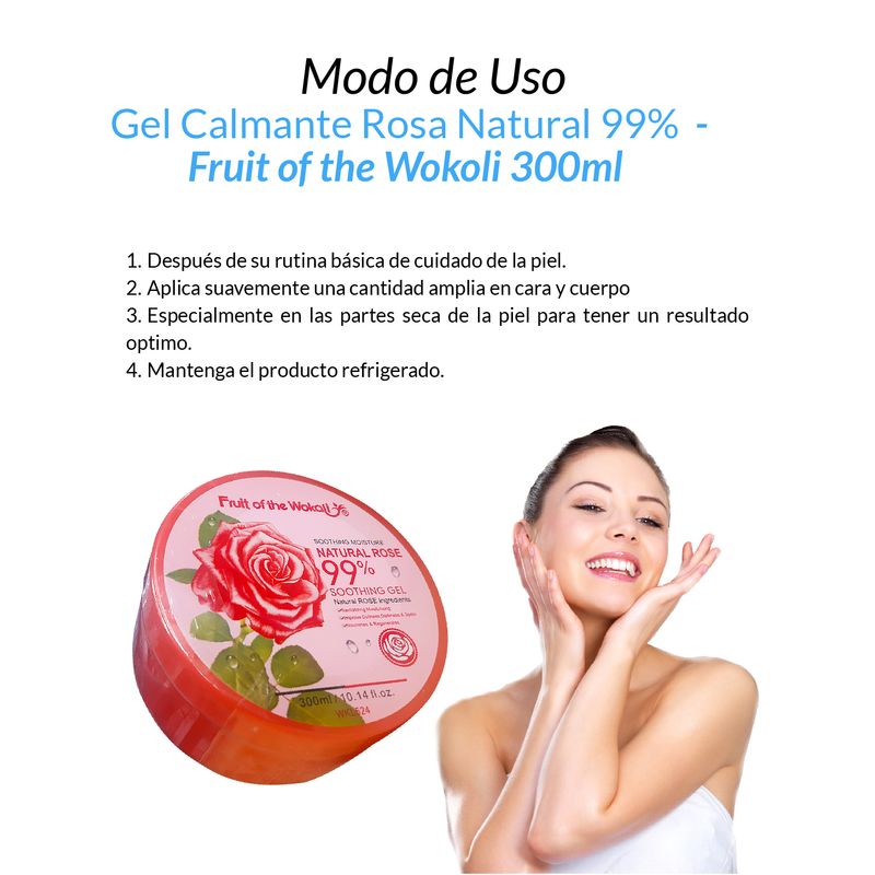 Gel-Calmante-Rosa-Natural-99----Fruit-of-the-Wokoli-300ml