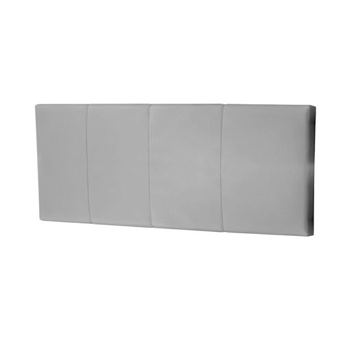 CABECERA LUAP DE AMBAR MAVISAC PLAZA QUEEN COLOR PLATA - TELA