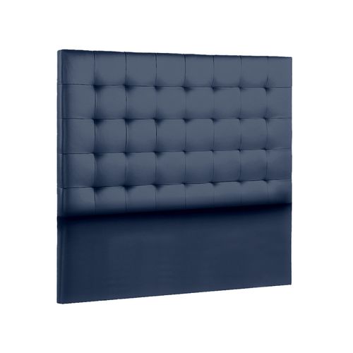CABECERA ATENAS MAVISAC PLAZA KING COLOR AZUL ACERO - ULTRA CUERO
