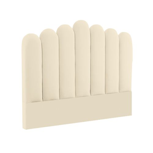 CABECERA TOV MAVISAC PLAZA KING COLOR MARFIL - ULTRA CUERO