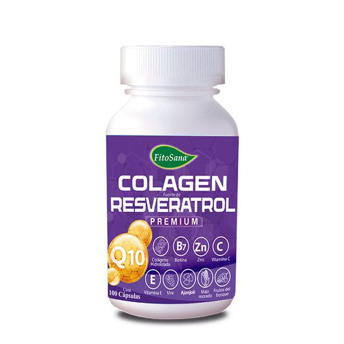 CÁPSULA COLAGEN fuente deRESVERATROL + Q10 100U