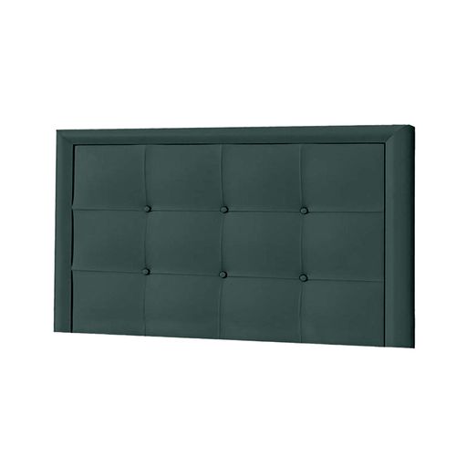 CABECERA ALEXA MAVISAC DOS PLAZAS COLOR VERDE MILITAR - ULTRA CUERO