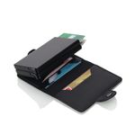 Billetera-Cuero-para-Hombre-Tarjetero-con-Proteccion-RFID-Capacidad-14-Tarjetas---Negro