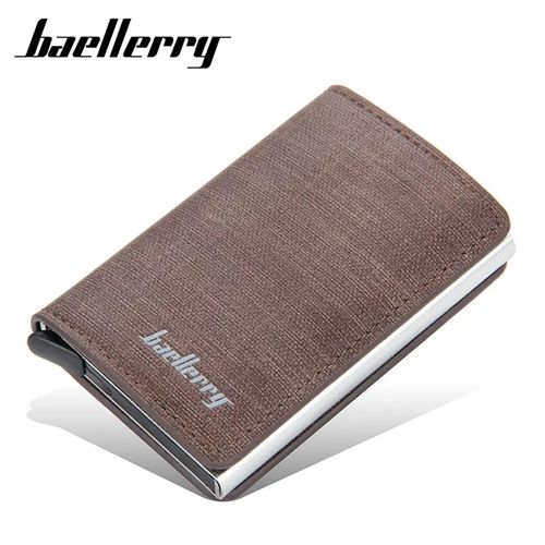 Billetera Hombre de Cuero con Tarjetero RFID Billetera Baellerry Café