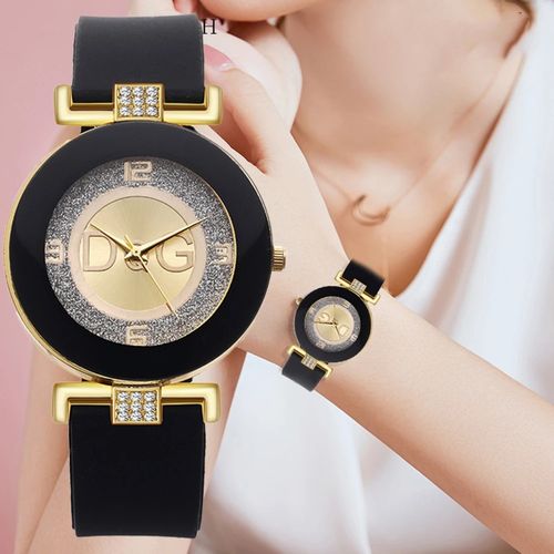 Reloj de Mujer D&G Lujo Análogo Quartz Moda Mujer Regalo - Color Negro