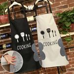 Mandil-Delantal-de-cocina-impermeable-con-secador
