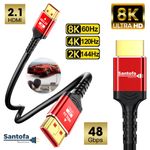 Cable-Hdmi-21V-8k-SANTOFA-3D-15-MetroS-4320p-Premium-48Gbps-HDR-eARC