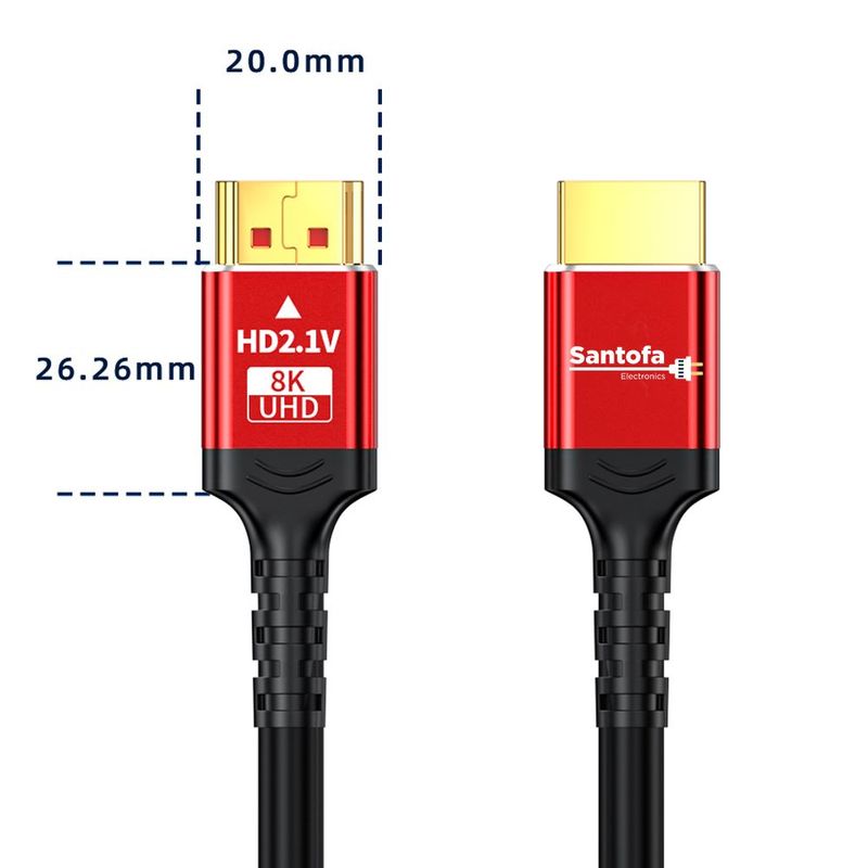 Cable-Hdmi-21V-8k-SANTOFA-3D-3-Metros-4320p-Premium-48Gbps-HDR-eARC