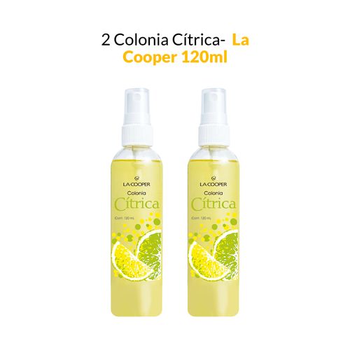 2 Colonia Cítrica La Cooper x 120ml