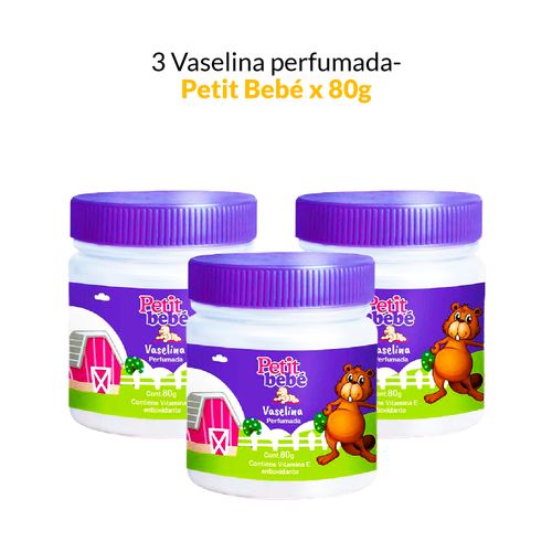 3 Vaselian Perfumada Petit Bebé x 80g