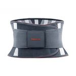 Soporte-lumbar-transpirable-PROIRON-gris-y-naranja-Talla-en-M