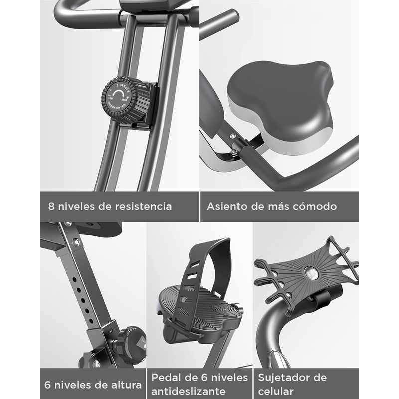 Bicicleta-Estatica-Digital-Plegable-X-BIKE-PROIRON-