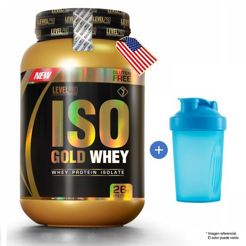 ISO GOLD WHEY 1100 GRAMOS - LEVEL PRO ISOLATADA CHOCOLATE