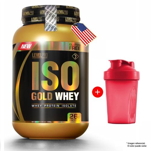 ISO GOLD WHEY VAINILLA 1.1kg Proteína - 37 servicios