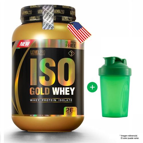 Proteína Iso Gold Whey 1.1 KG - Chocolate + Regalo Shaker