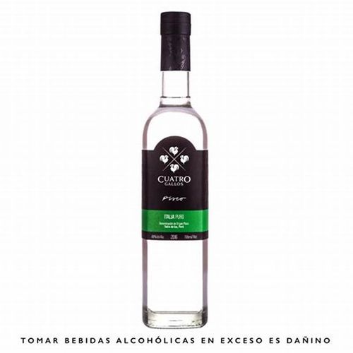 pisco 4 gallos italia 700ml (OFERTA)