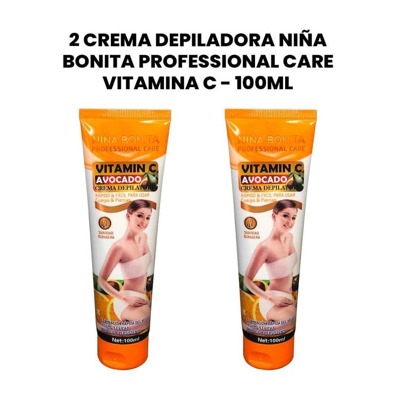 2-Crema-Depiladora-niña-Bonita-Professional-Care-Vitamina-C---100ml