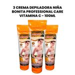 3-Crema-Depiladora-niña-Bonita-Professional-Care-Vitamina-C---100ml