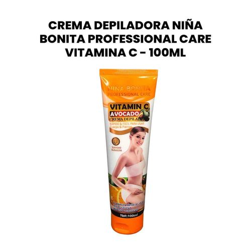 Crema Depiladora niña Bonita Professional Care Vitamina C - 100ml