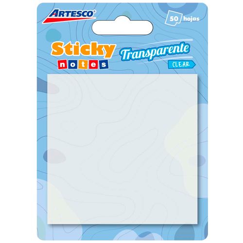 Notas Adhesivas ARTESCO 3x3cm 50h Transparente