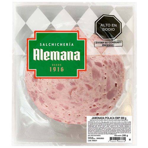 Jamonada Polaca S. ALEMANA Paquete 200g