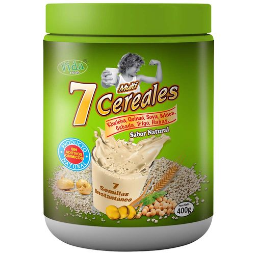 Bebida Multicereales COSECHA DEL SUR 7 Cereales Naturales Pote 400g