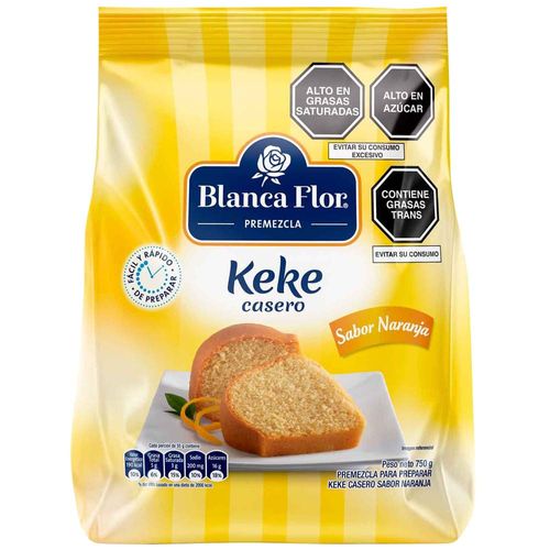 Pre Mezcla para Keke de Naranja BLANCA FLOR Caja 750g