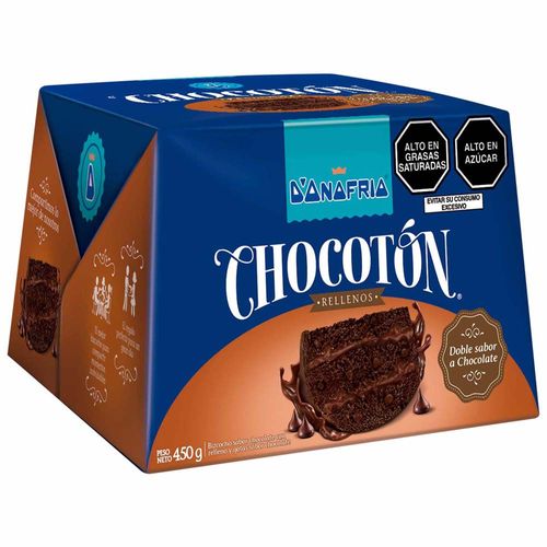 Panetón Chocotón DONOFRIO Doble Chocolate Caja 450g