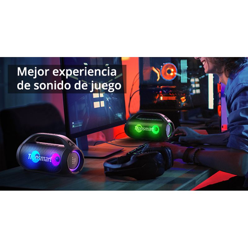 Tronsmart Bang SE Altavoz Bluetooth 40W, Altavoces Portátil Potente, Luces  Led, Waterproof IPX6, 24H - Shopstar