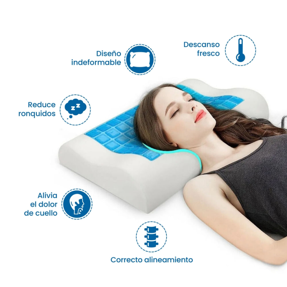 Almohada VIVA HOME Hipoalergénica Paquete 2un