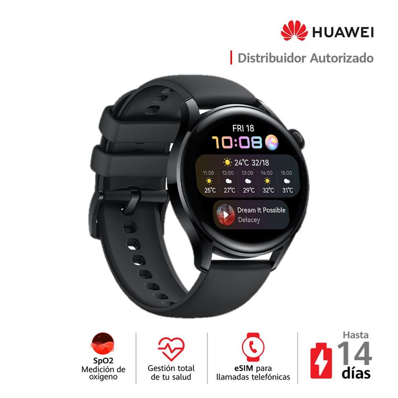 Smartwatch-Huawei-Watch-3-Negro