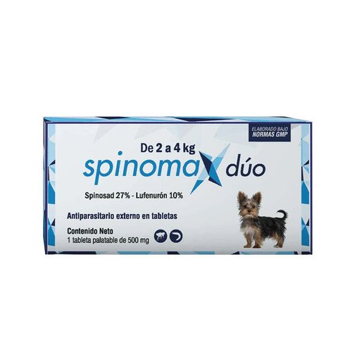 Antiparasitario Externo Spinomax Duo 2 a 4kg