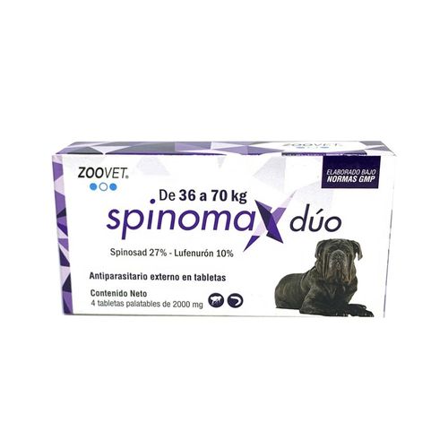 Antiparasitario Externo Spinomax Duo 36 a 70kg