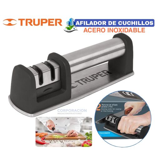 Afilador de cuchillos de cocina ACERO INOXIDABLE Truper