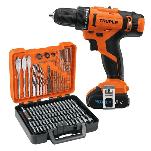 Atornillador inalambrico truper+ Juego de brocas y puntas 100 PIEZAS