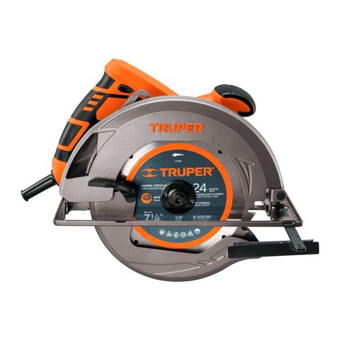 Sierra Circular 7 1/4" (184mm) 1500W Corte en 90° 65mm Truper 11005